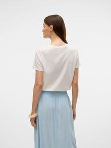 Vero Moda VMHANNE T-Shirt -Snow White - 10321321