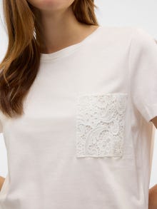 Vero Moda VMHANNE T-Shirt -Snow White - 10321321