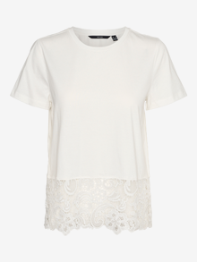 Vero Moda VMHANNE T-Shirt -Snow White - 10321321