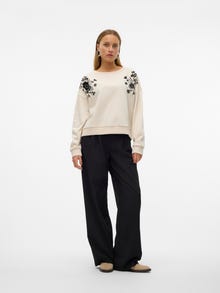 Vero Moda VMHELEN Sweatshirt -Birch - 10321322