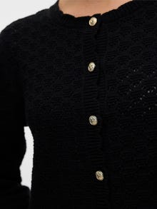 Vero Moda VMJACKIE Stickad kofta -Black - 10321348
