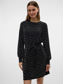 Vero Moda VMLUCY Midi dress -Black - 10321350