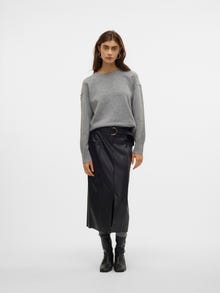 Vero Moda VMVELLA Midirock -Black - 10321360