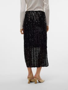 Vero Moda VMEFA Vita media Gonna lunga -Black - 10321448