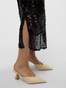 Vero Moda VMEFA Normaali vyötärö Pitkä hame -Black - 10321448