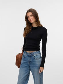 Vero Moda VMPAULA Pullover -Black - 10321460