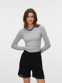Vero Moda VMPAULA Pullover -Light Grey Melange - 10321460