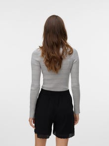 Vero Moda VMPAULA Pullover -Light Grey Melange - 10321460