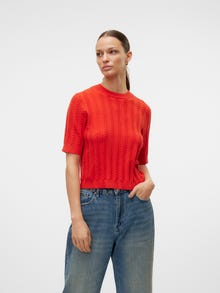 Vero Moda VMJENNY Pullover -Fiery Red - 10321462