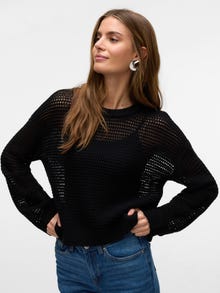 Vero Moda VMNEWMADERA Pullover -Black - 10321507