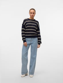 Vero Moda VMBELLA Pullover -Navy Blazer - 10321528