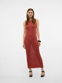 Vero Moda VMNEWVERENA Langes Kleid -Marsala - 10321553