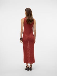 Vero Moda VMNEWVERENA Long dress -Marsala - 10321553