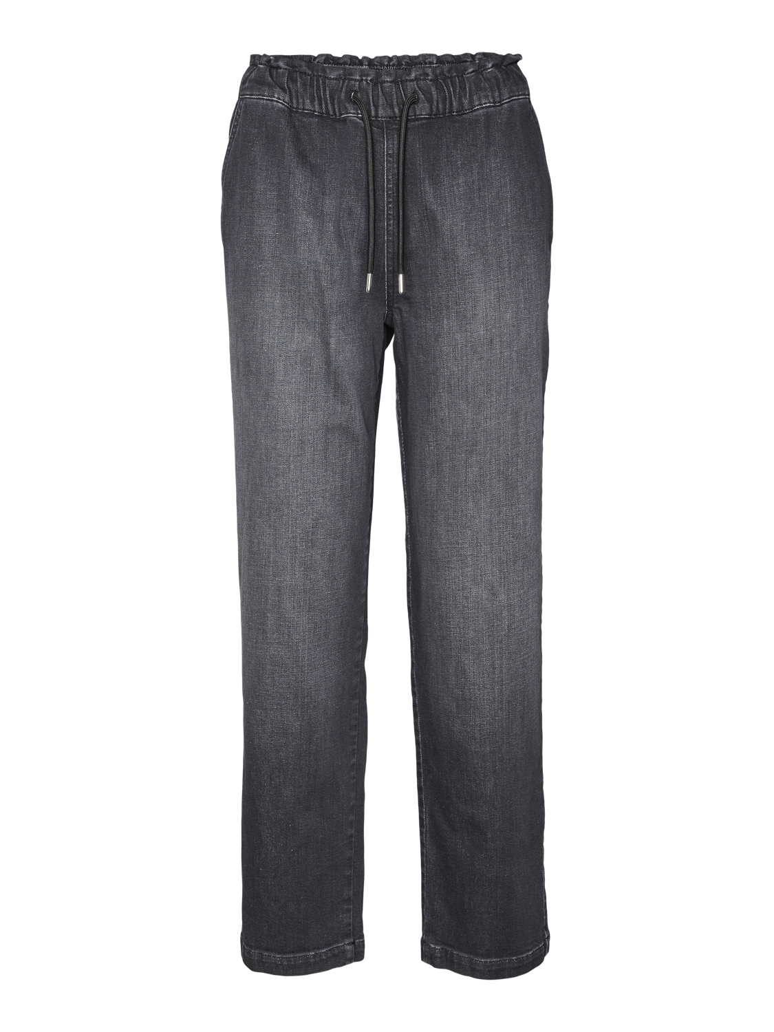 Vero Moda VMCALLIE Vita media Loose Carrot Fit Jeans -Black Denim - 10321560
