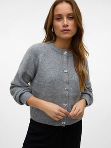 Vero Moda VMVIOLA Cárdigan de punto -Light Grey Melange - 10321562