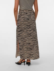 Vero Moda VMMYMILO Średnia talia Długa spódnica -Black - 10321622