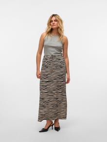 Vero Moda VMMYMILO Średnia talia Długa spódnica -Black - 10321622