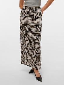 Vero Moda VMMYMILO Średnia talia Długa spódnica -Black - 10321622