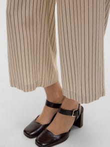 Vero Moda VMMYMILO Hög midja Byxor -Silver Lining - 10321626