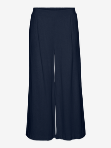 Vero Moda VMMYMILO High waist Trousers -Navy Blazer - 10321626