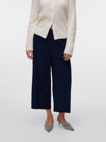 Vero Moda VMMYMILO High waist Trousers -Navy Blazer - 10321626
