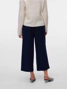Vero Moda VMMYMILO High waist Trousers -Navy Blazer - 10321626