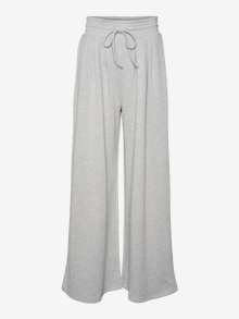 Vero Moda VMJANET Vita alta Pantaloni -Light Grey Melange - 10321695