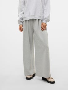 Vero Moda VMJANET Vita alta Pantaloni -Light Grey Melange - 10321695