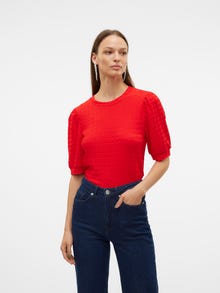 Vero Moda VMIDA Tops -Fiery Red - 10321705