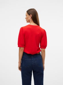 Vero Moda VMIDA Tops -Fiery Red - 10321705