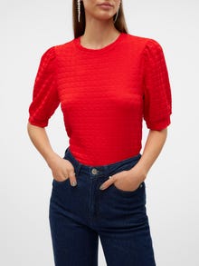 Vero Moda VMIDA Tops -Fiery Red - 10321705