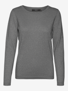 Vero Moda VMCARE Sweter -Medium Grey Melange - 10321710