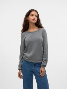 Vero Moda VMCARE Sweter -Medium Grey Melange - 10321710