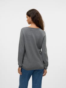 Vero Moda VMCARE Sweter -Medium Grey Melange - 10321710