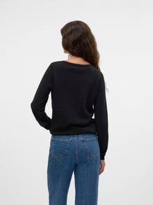 Vero Moda VMCARE Sweter -Black - 10321710