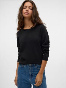 Vero Moda VMCARE Sweter -Black - 10321710