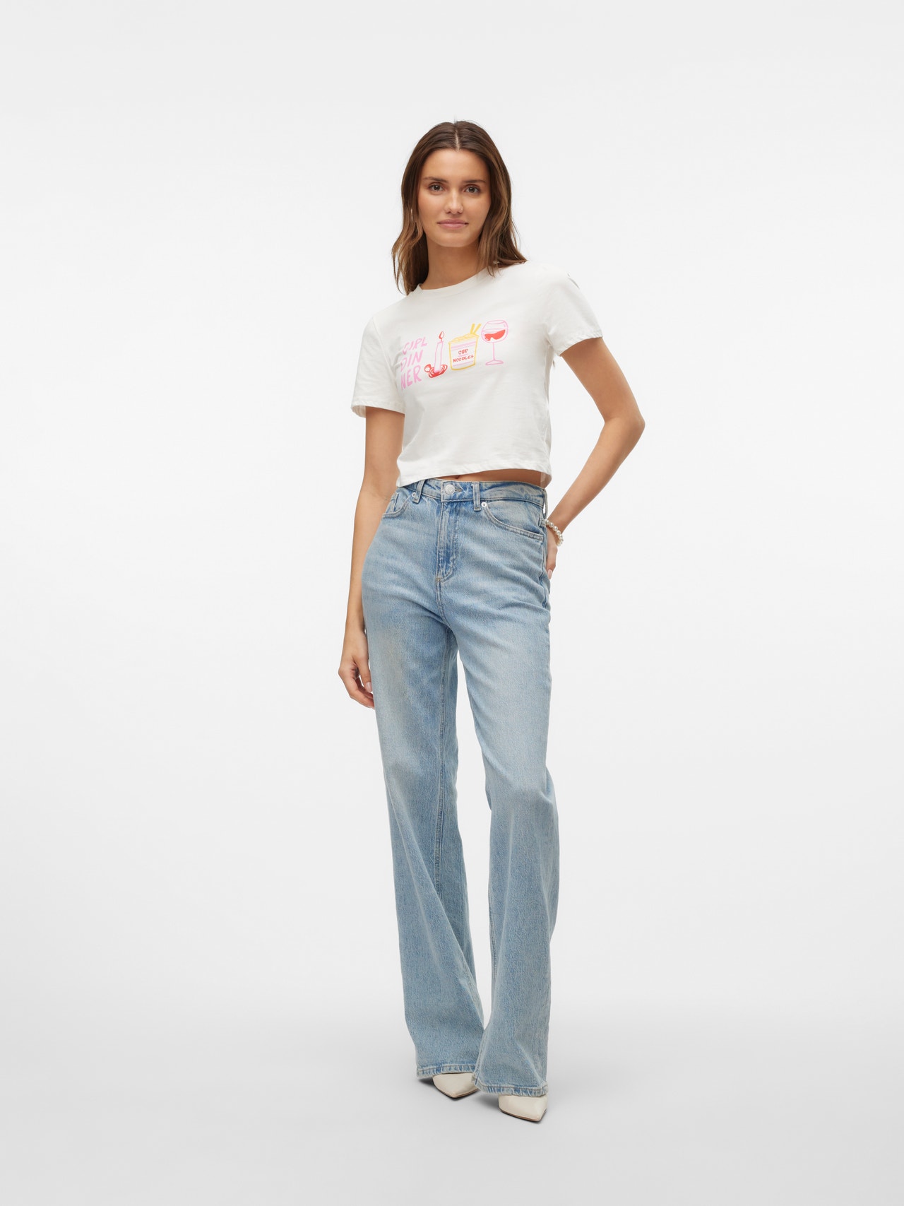 Vero Moda T-shirts -Star White - 10321732