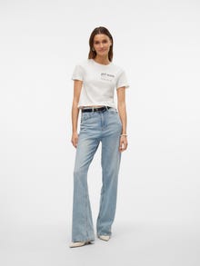 Vero Moda SNLUNA T-paidat -Star White - 10321732