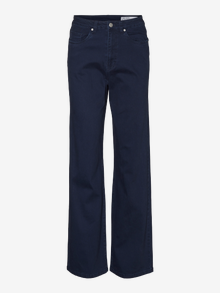 Vero Moda VMTESSA Hohe Taille Weiter Beinschnitt Jeans -Navy Blazer - 10321759