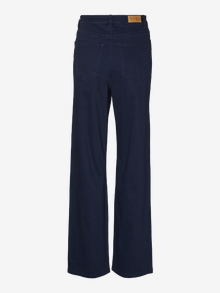 Vero Moda VMTESSA High rise Wide Leg Fit Jeans -Navy Blazer - 10321759