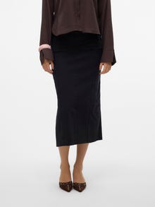 Vero Moda VMMEDUSA Hohe Taille Midirock -Black Denim - 10321775