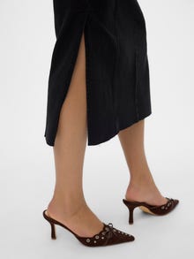 Vero Moda VMMEDUSA High waist Midi skirt -Black Denim - 10321775