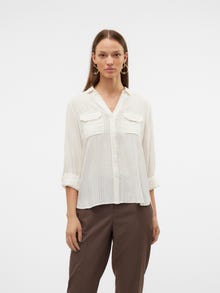 Vero Moda VMBUMPY Skjorte -Snow White - 10321777