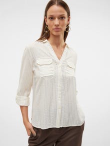 Vero Moda VMBUMPY Skjorte -Snow White - 10321777