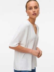 Vero Moda VMALVA Topp -Snow White - 10321833