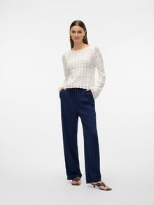 Vero Moda VMFABIENNE Sweter -Snow White - 10321838
