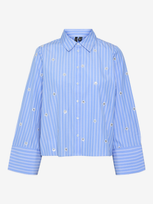 Vero Moda VMLEILA Skjorta -Cornflower Blue - 10321872