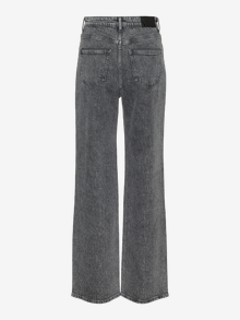Vero Moda VMTESSA Wysoki stan Krój wide leg Jeans -Light Grey Denim - 10321888