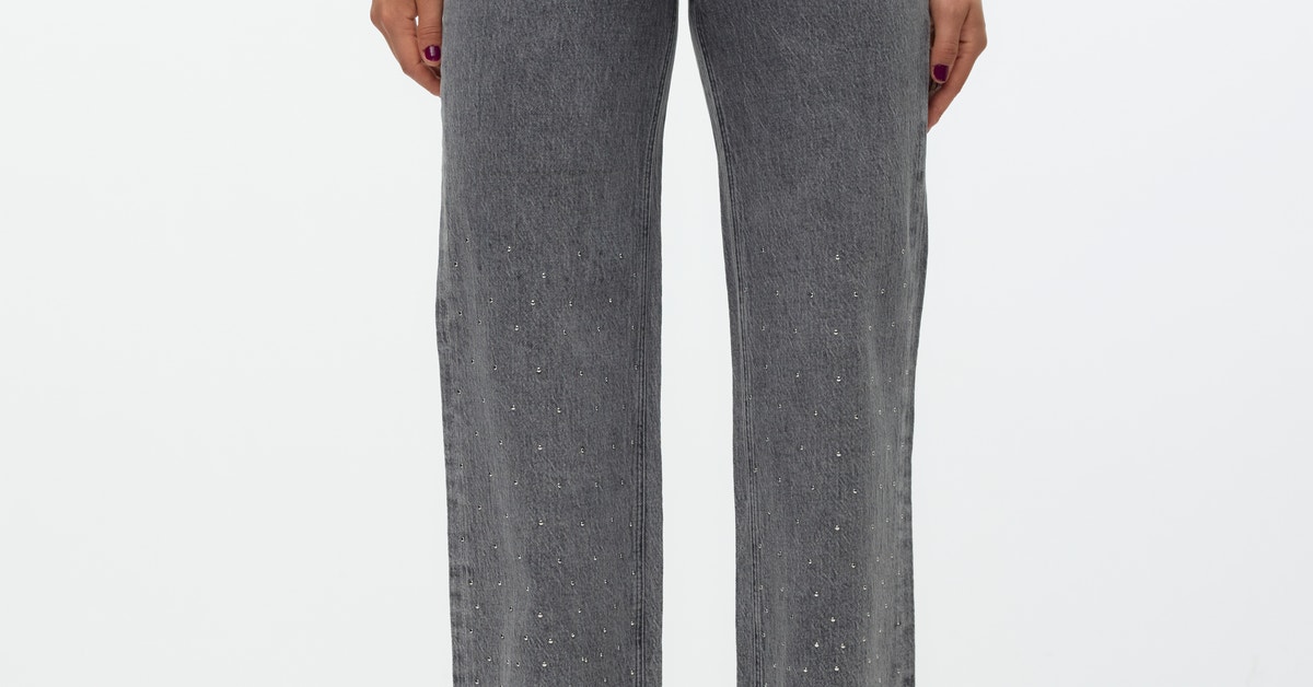 Jean Large Taille Haute VMCTESSA Vero Moda – Coupe Wide Leg Élégante, Poches Pratiques – Jeans Tendance Femme