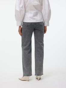 Vero Moda VMTESSA Wysoki stan Krój wide leg Jeans -Light Grey Denim - 10321888
